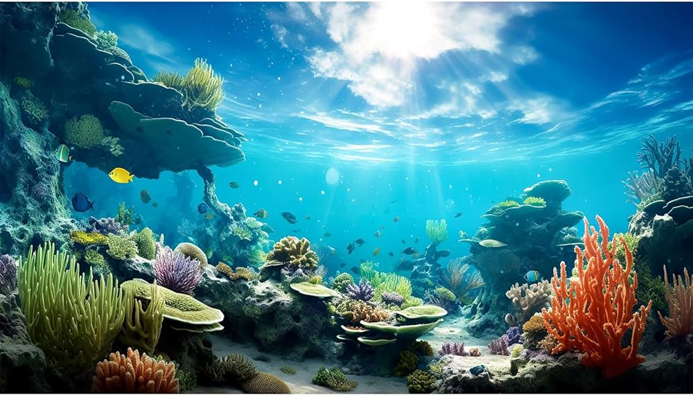 Vibrant Fish Tank Background